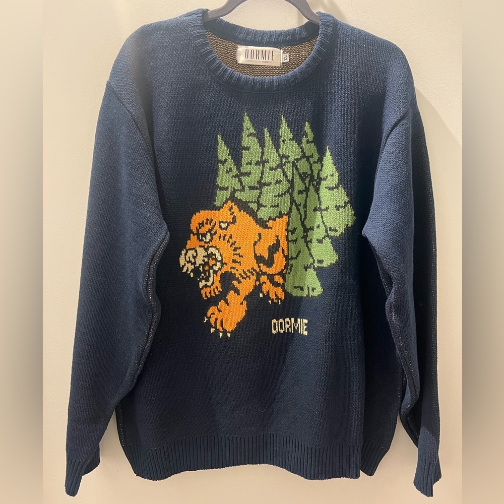 Dormie Tiger Woods Unisex Jacquard Knit Sweater, Limited Edition, Size XL - Picture 2 of 4